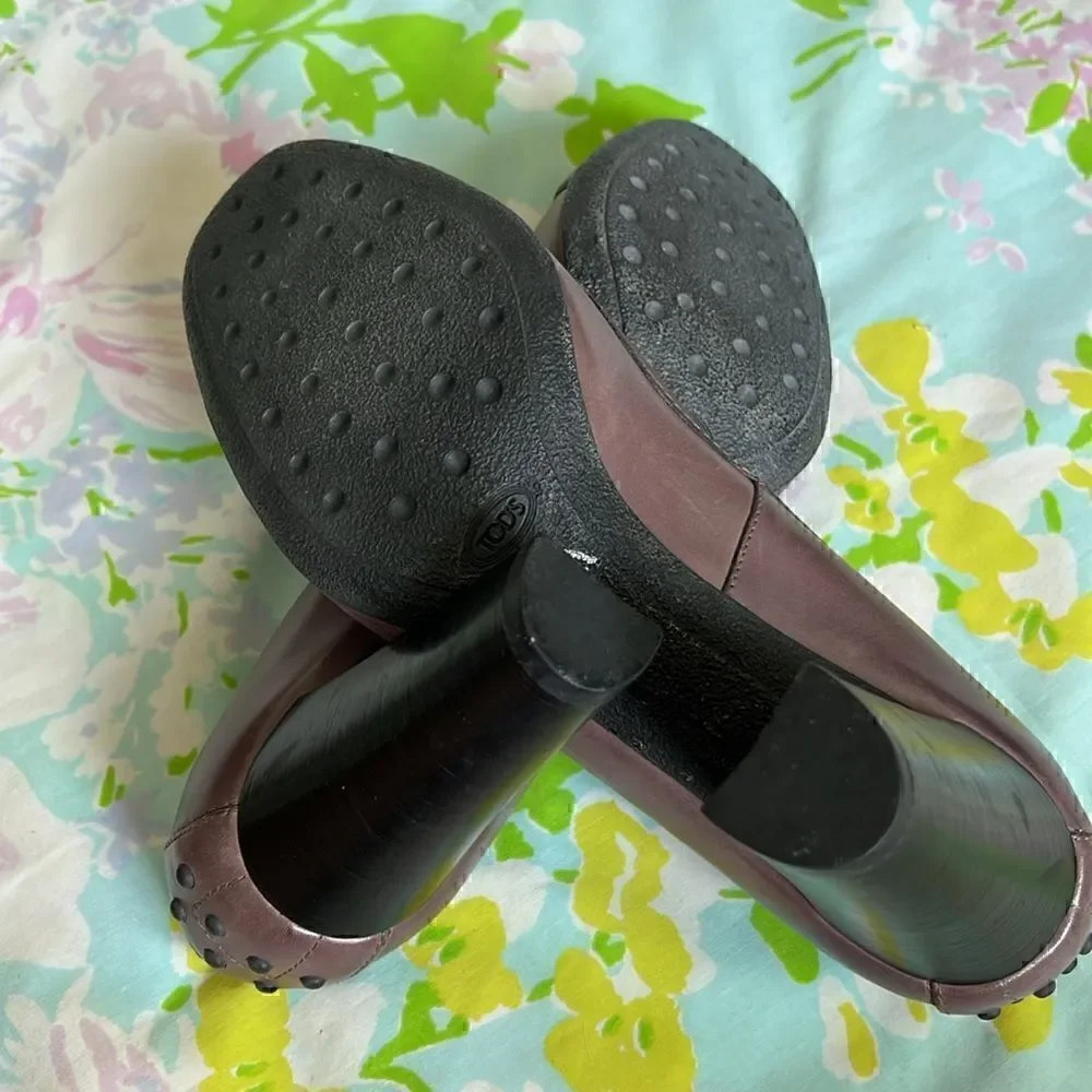 Tod’s Jodie Buckle Heels Purple - 39.5